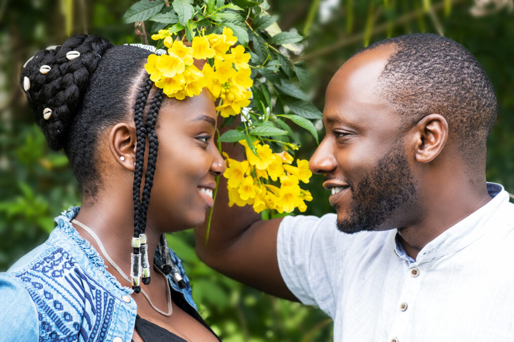Leyla & Cliff - Engagement Session - Smile & Flowers 2 - Wedding Photography - Yaounde - Cameroon -