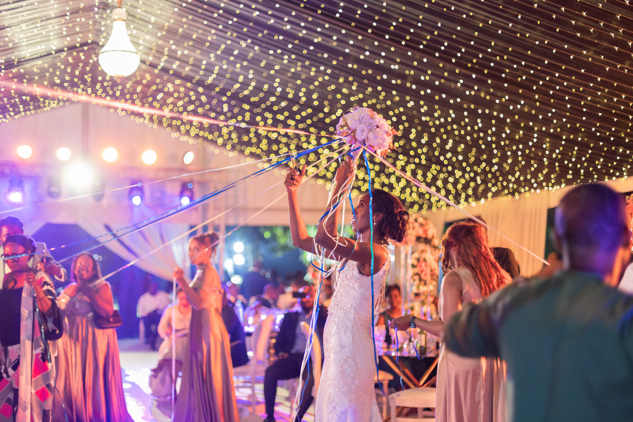 Wedding Photography - Soiree de mariage - Lancer du Bouquet